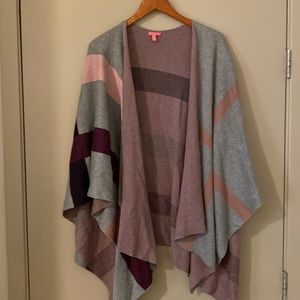 Talbots Mult-colored Knit Cape/ Wrap
